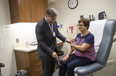 welch with patient 